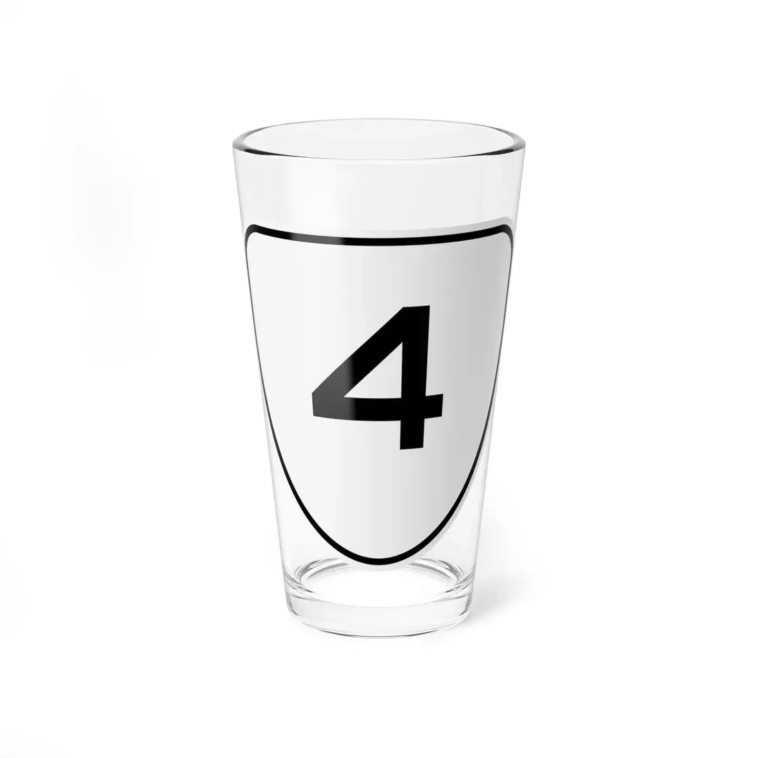 Virginia 4 1956 (Virginia) (Road Sign) Pint Glass 16oz 16oz - Go Mug Yourself
