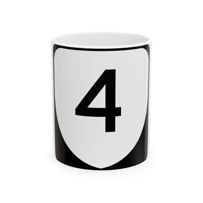 Virginia 4 (Virginia) (Road Sign) White Coffee Mug 11oz - Go Mug Yourself