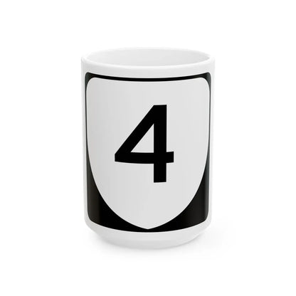 Virginia 4 (Virginia) (Road Sign) White Coffee Mug 15oz - Go Mug Yourself