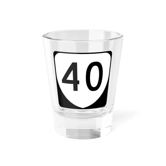 Virginia 40 (Virginia) (Road Sign) Shot Glass 1.5oz 1.5oz - Go Mug Yourself