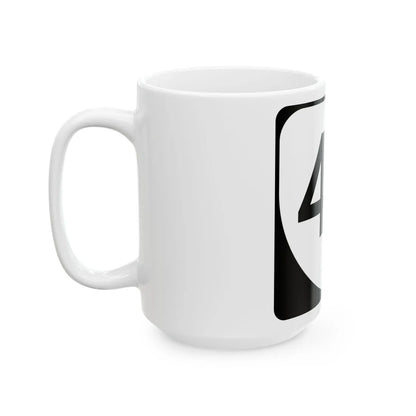 Virginia 40 (Virginia) (Road Sign) White Coffee Mug - Go Mug Yourself