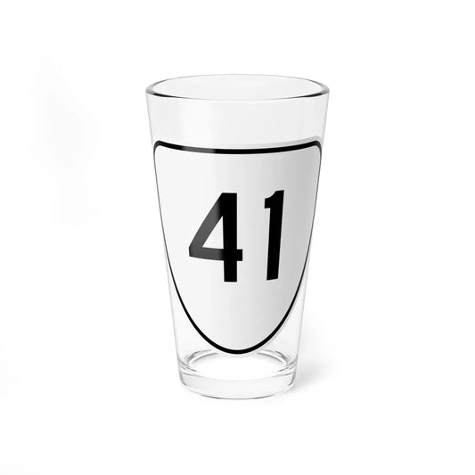 Virginia 41 1956 (Virginia) (Road Sign) Pint Glass 16oz 16oz - Go Mug Yourself