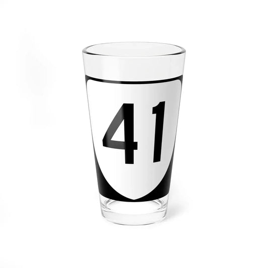 Virginia 41 (Virginia) (Road Sign) Pint Glass 16oz 16oz - Go Mug Yourself