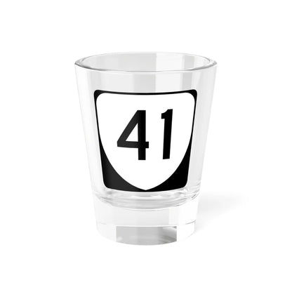 Virginia 41 (Virginia) (Road Sign) Shot Glass 1.5oz 1.5oz - Go Mug Yourself