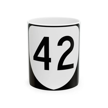 Virginia 42 (Virginia) (Road Sign) White Coffee Mug 11oz - Go Mug Yourself