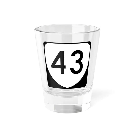 Virginia 43 (Virginia) (Road Sign) Shot Glass 1.5oz 1.5oz - Go Mug Yourself