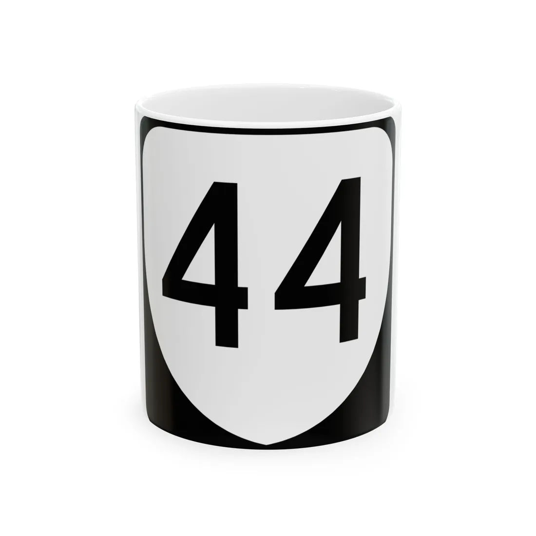 Virginia 44 (Virginia) (Road Sign) White Coffee Mug 11oz - Go Mug Yourself