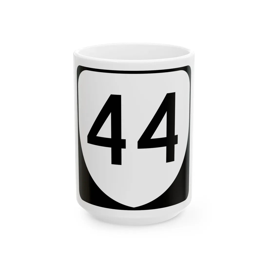 Virginia 44 (Virginia) (Road Sign) White Coffee Mug 15oz - Go Mug Yourself