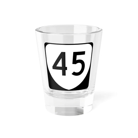 Virginia 45 (Virginia) (Road Sign) Shot Glass 1.5oz 1.5oz - Go Mug Yourself