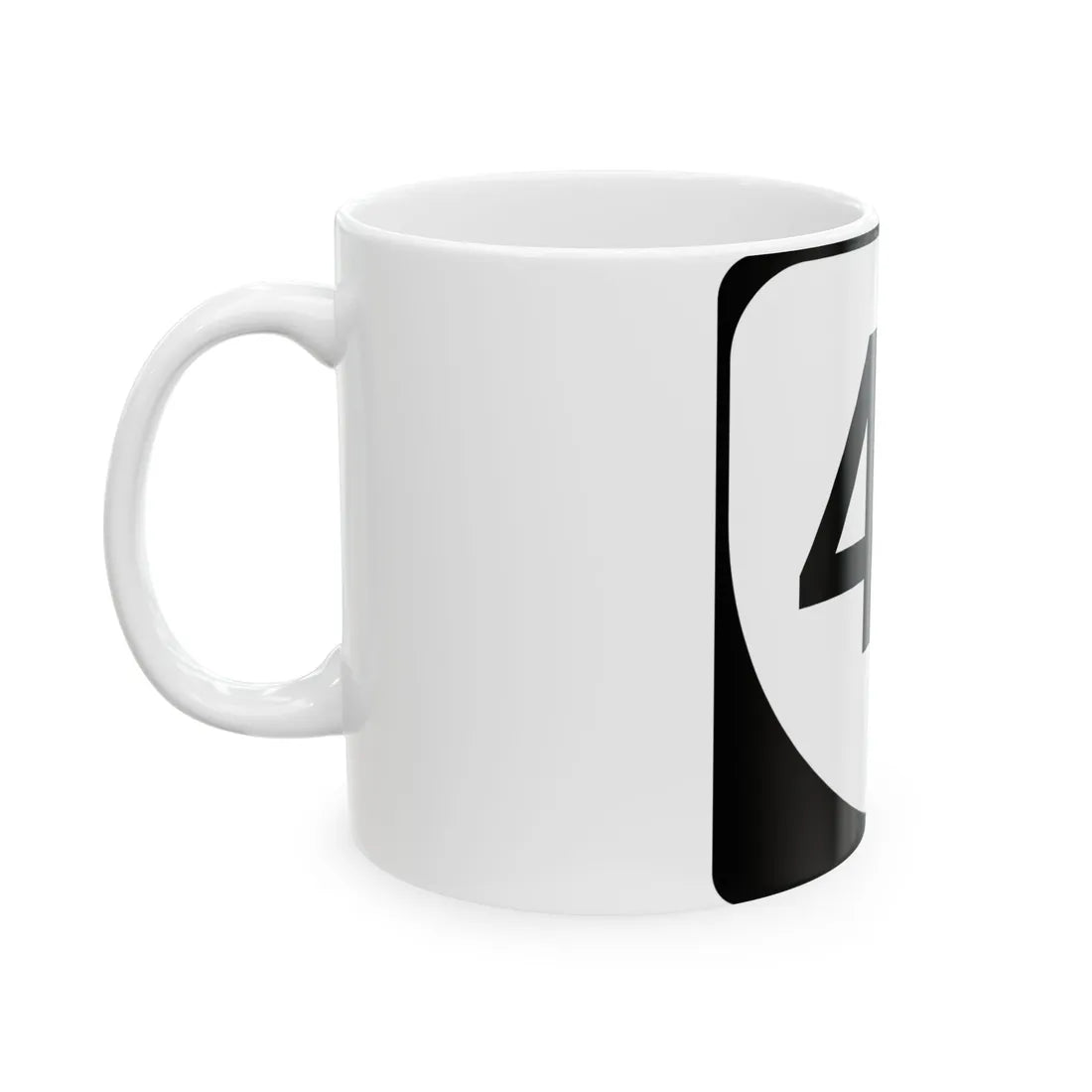 Virginia 45 (Virginia) (Road Sign) White Coffee Mug - Go Mug Yourself