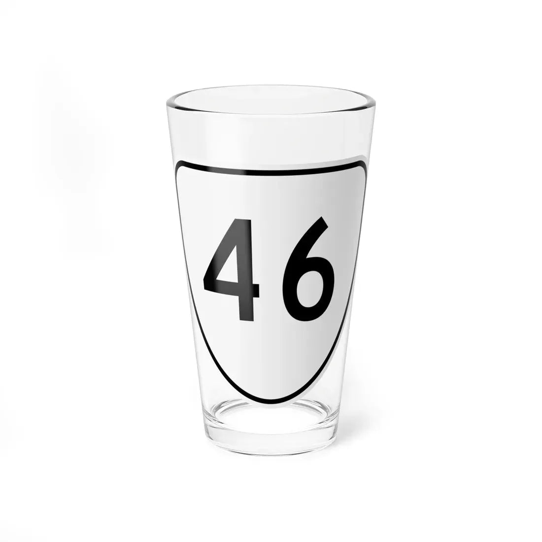 Virginia 46 1956 (Virginia) (Road Sign) Pint Glass 16oz 16oz - Go Mug Yourself