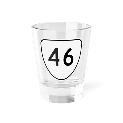 Virginia 46 1956 (Virginia) (Road Sign) Shot Glass 1.5oz 1.5oz - Go Mug Yourself