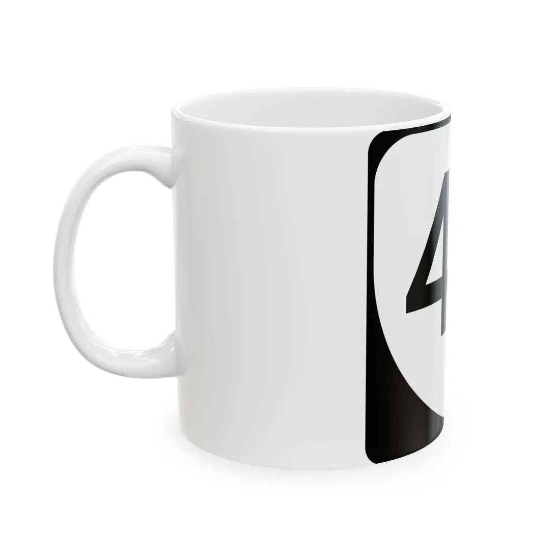 Virginia 46 (Virginia) (Road Sign) White Coffee Mug - Go Mug Yourself