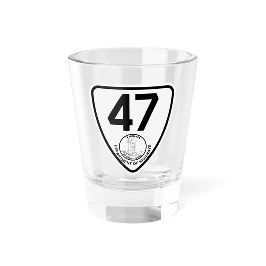 Virginia 47 1924 (Virginia) (Road Sign) Shot Glass 1.5oz 1.5oz - Go Mug Yourself
