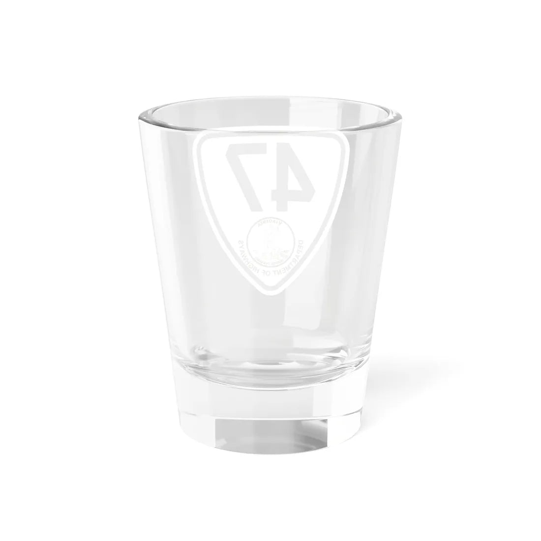 Virginia 47 1924 (Virginia) (Road Sign) Shot Glass 1.5oz - Go Mug Yourself