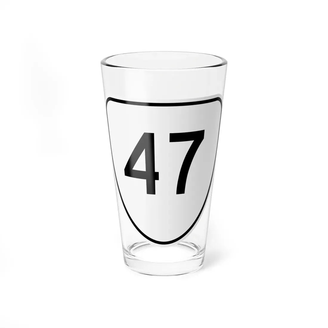 Virginia 47 1956 (Virginia) (Road Sign) Pint Glass 16oz 16oz - Go Mug Yourself