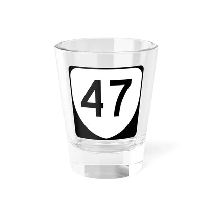 Virginia 47 (Virginia) (Road Sign) Shot Glass 1.5oz 1.5oz - Go Mug Yourself
