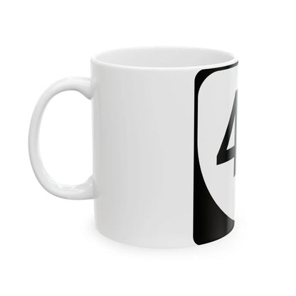 Virginia 48 (Virginia) (Road Sign) White Coffee Mug - Go Mug Yourself