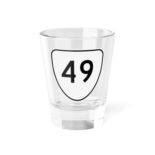 Virginia 49 1956 (Virginia) (Road Sign) Shot Glass 1.5oz 1.5oz - Go Mug Yourself
