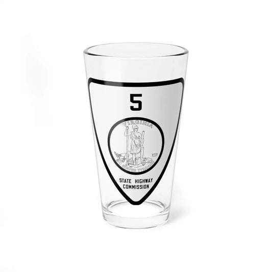 Virginia 5 1918 (Virginia) (Road Sign) Pint Glass 16oz 16oz - Go Mug Yourself