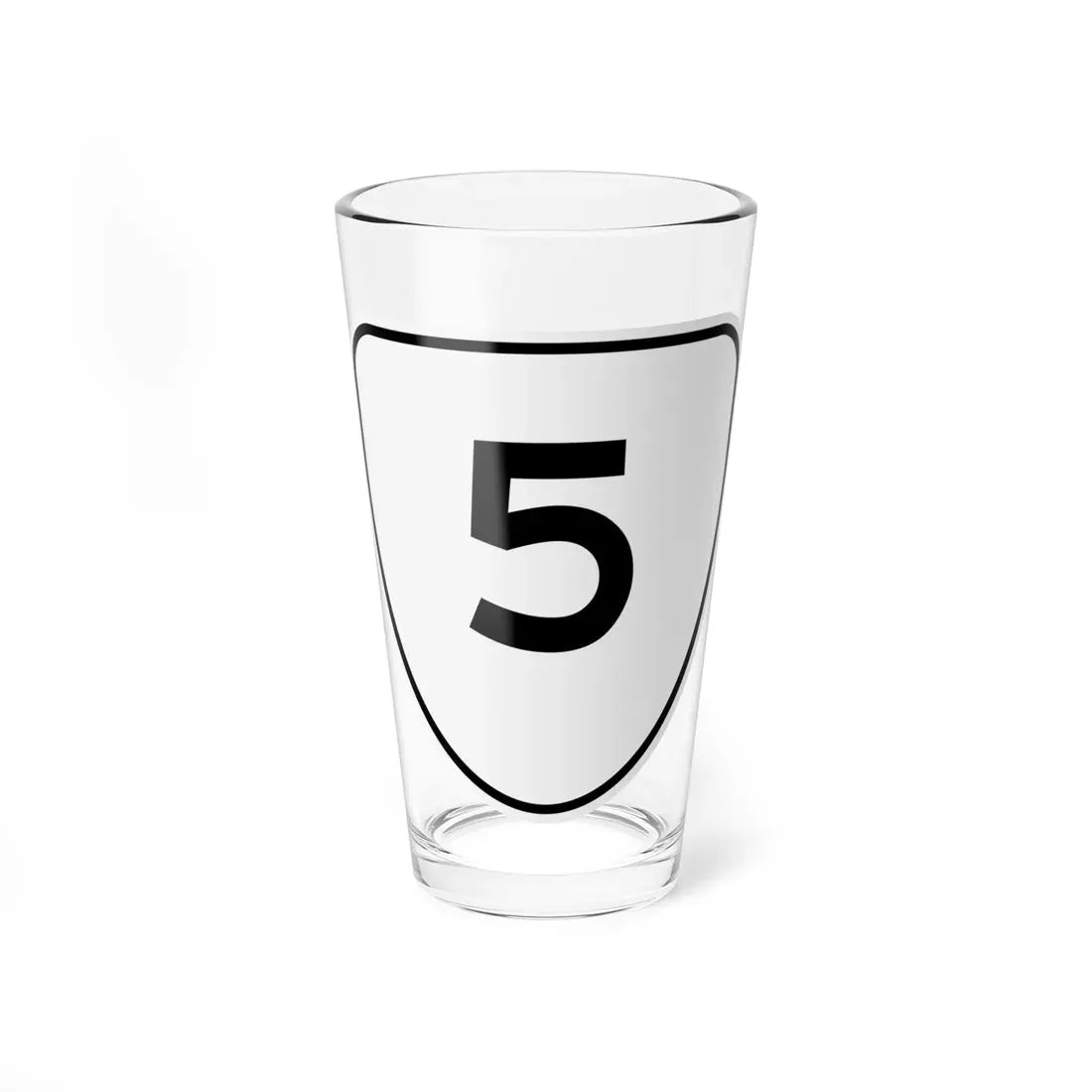 Virginia 5 1956 (Virginia) (Road Sign) Pint Glass 16oz 16oz - Go Mug Yourself