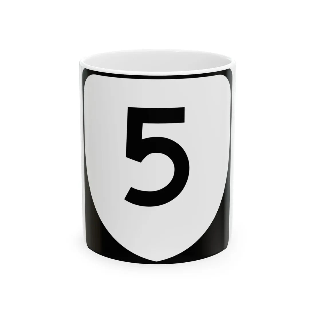 Virginia 5 (Virginia) (Road Sign) White Coffee Mug 11oz - Go Mug Yourself