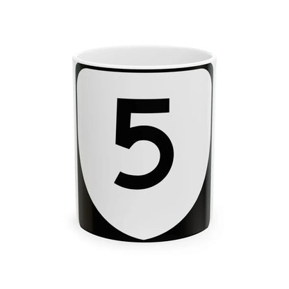 Virginia 5 (Virginia) (Road Sign) White Coffee Mug 11oz - Go Mug Yourself