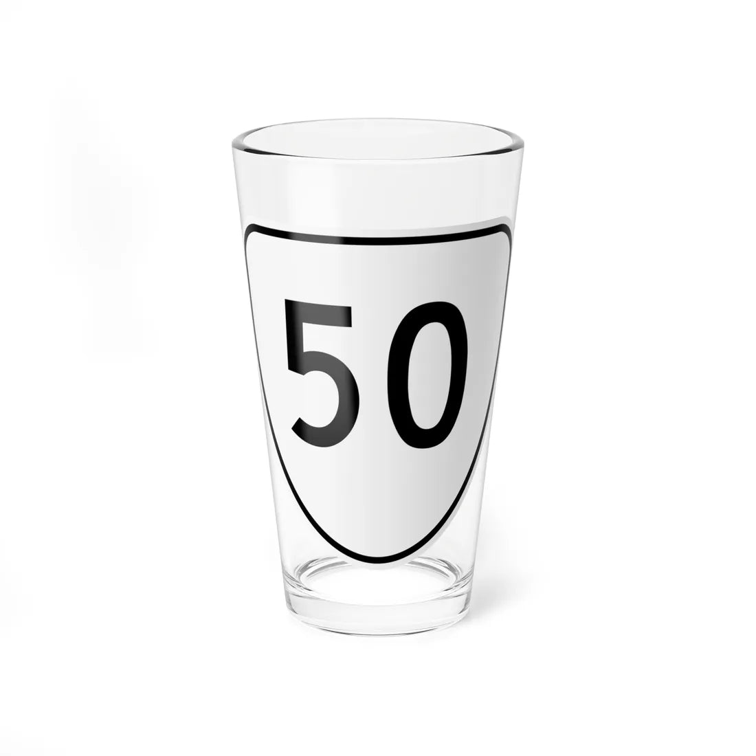 Virginia 50 1956 (Virginia) (Road Sign) Pint Glss 16oz 16oz - Go Mug Yourself