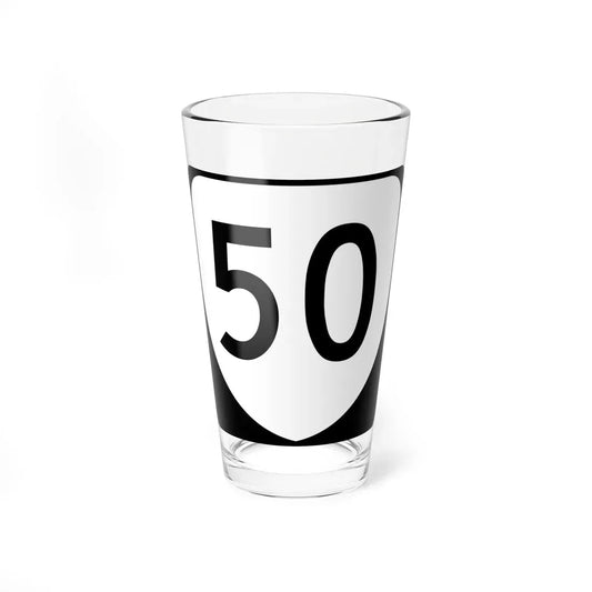 Virginia 50 (Virginia) (Road Sign) Pint Glass 16oz 16oz - Go Mug Yourself