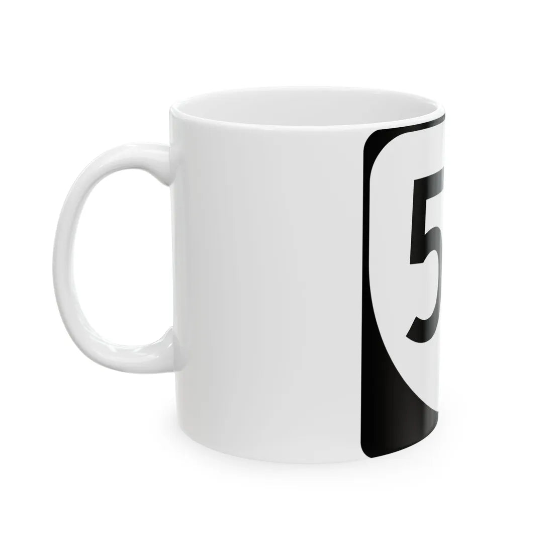 Virginia 50 (Virginia) (Road Sign) White Coffee Mug - Go Mug Yourself