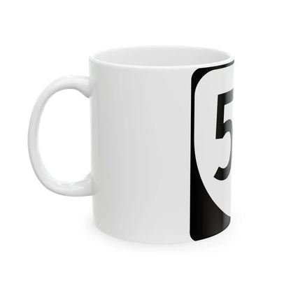Virginia 50 (Virginia) (Road Sign) White Coffee Mug - Go Mug Yourself