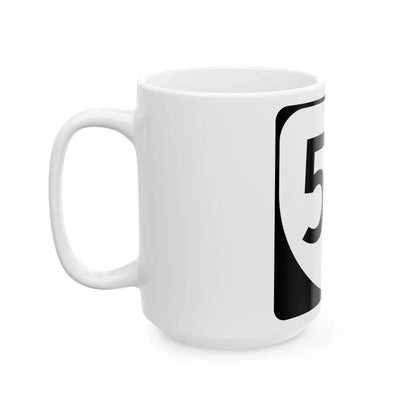 Virginia 50 (Virginia) (Road Sign) White Coffee Mug - Go Mug Yourself