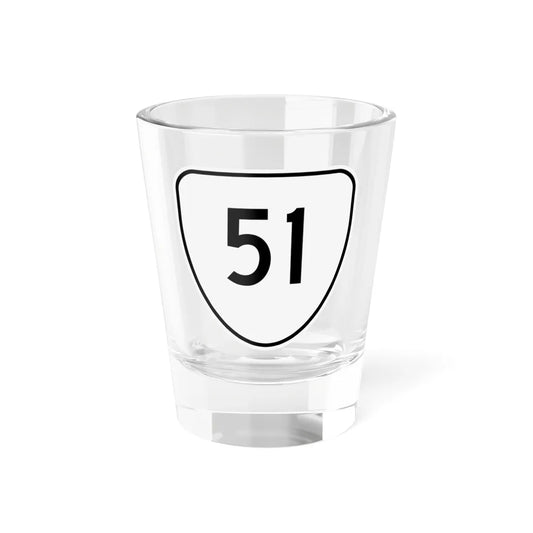 Virginia 51 1956 (Virginia) (Road Sign) Shot Glass 1.5oz 1.5oz - Go Mug Yourself