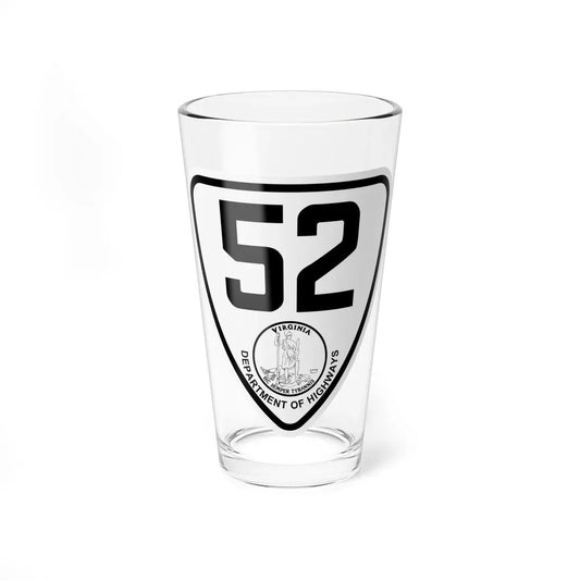 Virginia 52 1924 (Virginia) (Road Sign) Pint Glass 16oz 16oz - Go Mug Yourself