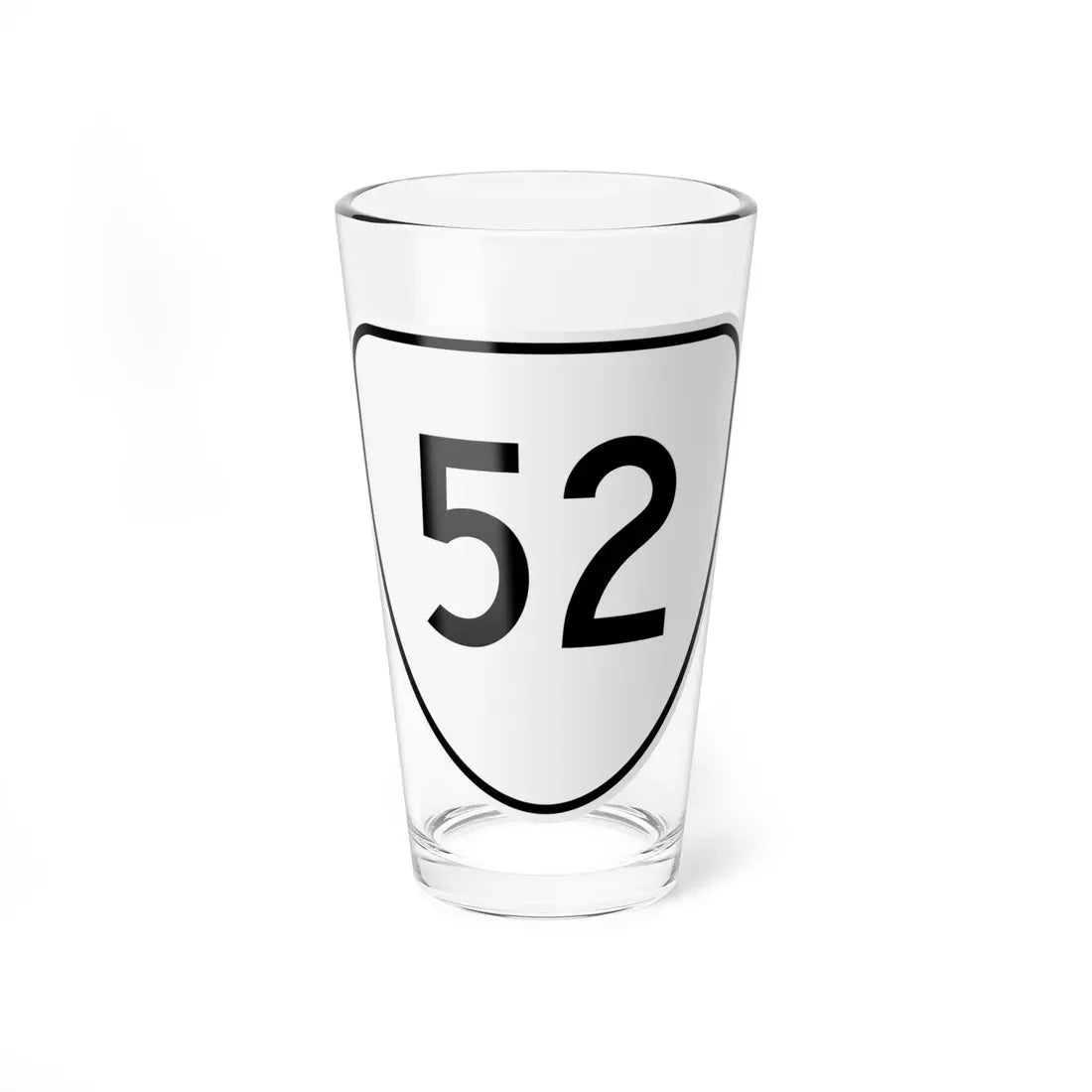 Virginia 52 1956 (Virginia) (Road Sign) Pint Glass 16oz 16oz - Go Mug Yourself