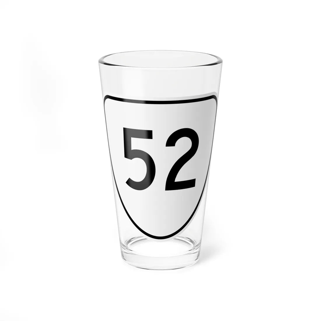 Virginia 52 1956 (Virginia) (Road Sign) Pint Glss 16oz 16oz - Go Mug Yourself
