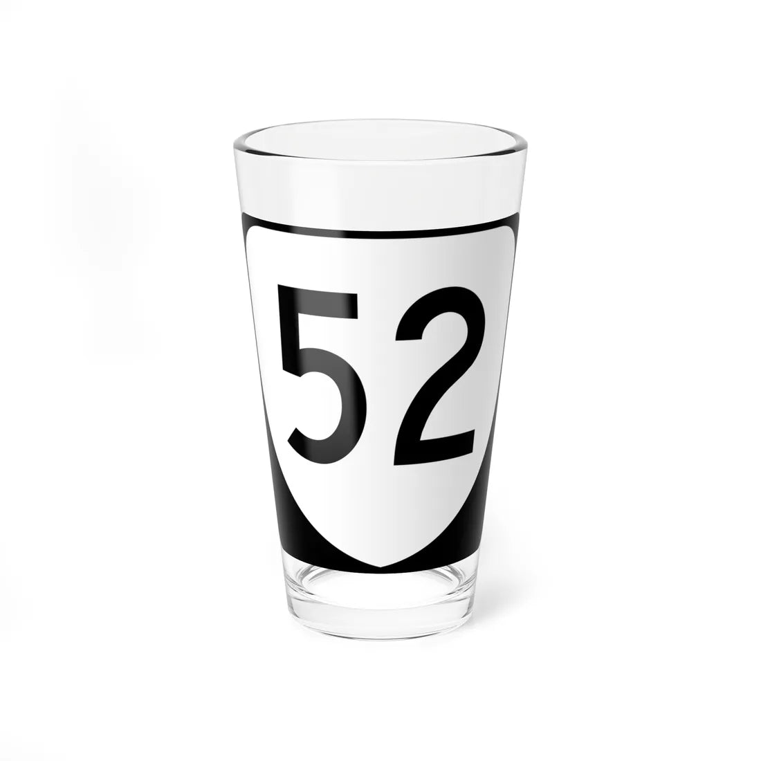 Virginia 52 (Virginia) (Road Sign) Pint Glss 16oz 16oz - Go Mug Yourself