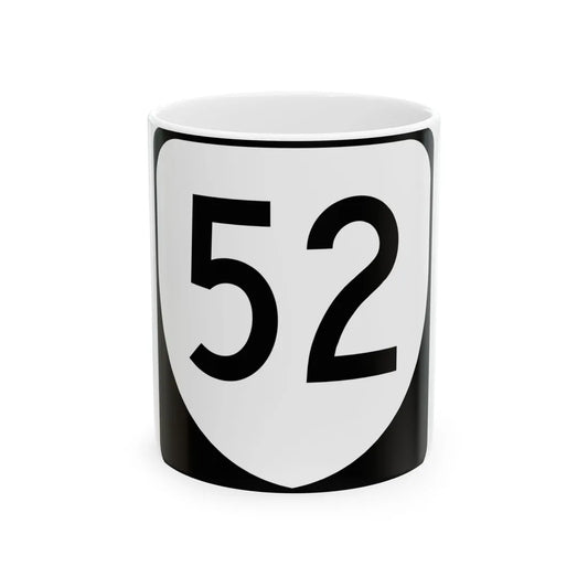 Virginia 52 (Virginia) (Road Sign) White Coffee Mug 11oz - Go Mug Yourself