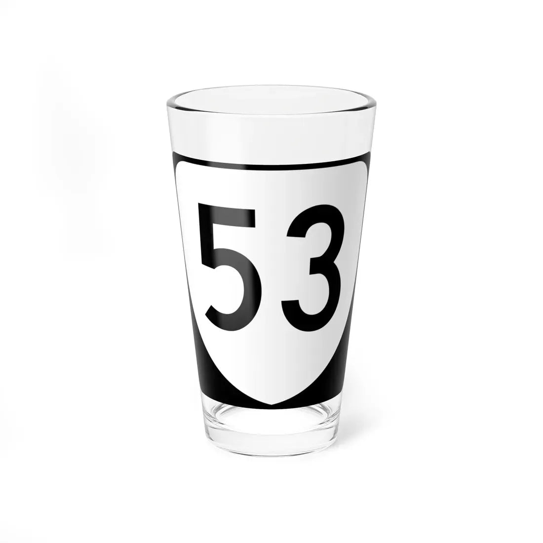 Virginia 53 (Virginia) (Road Sign) Pint Glass 16oz 16oz - Go Mug Yourself