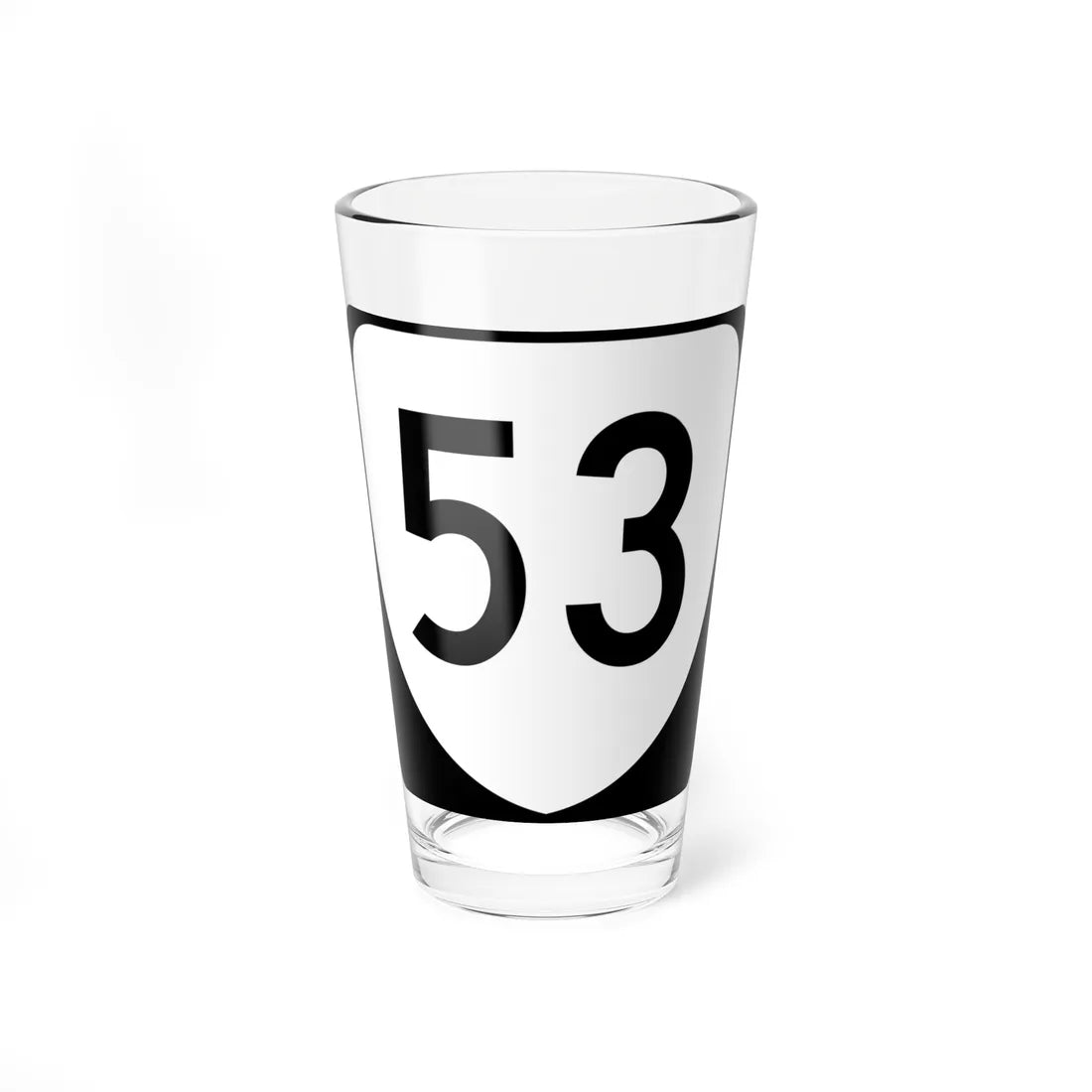 Virginia 53 (Virginia) (Road Sign) Pint Glss 16oz 16oz - Go Mug Yourself