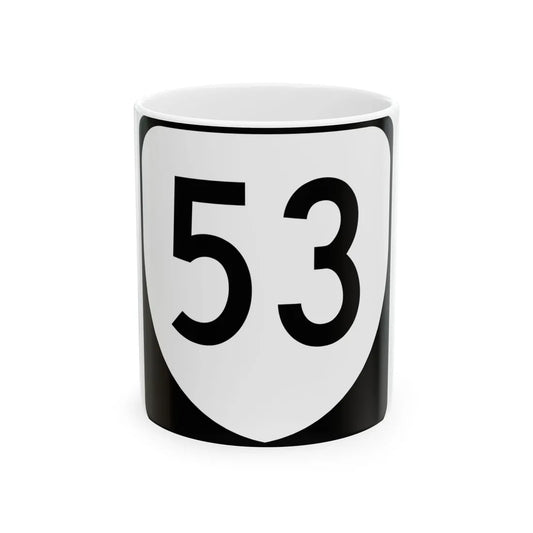 Virginia 53 (Virginia) (Road Sign) White Coffee Mug 11oz - Go Mug Yourself