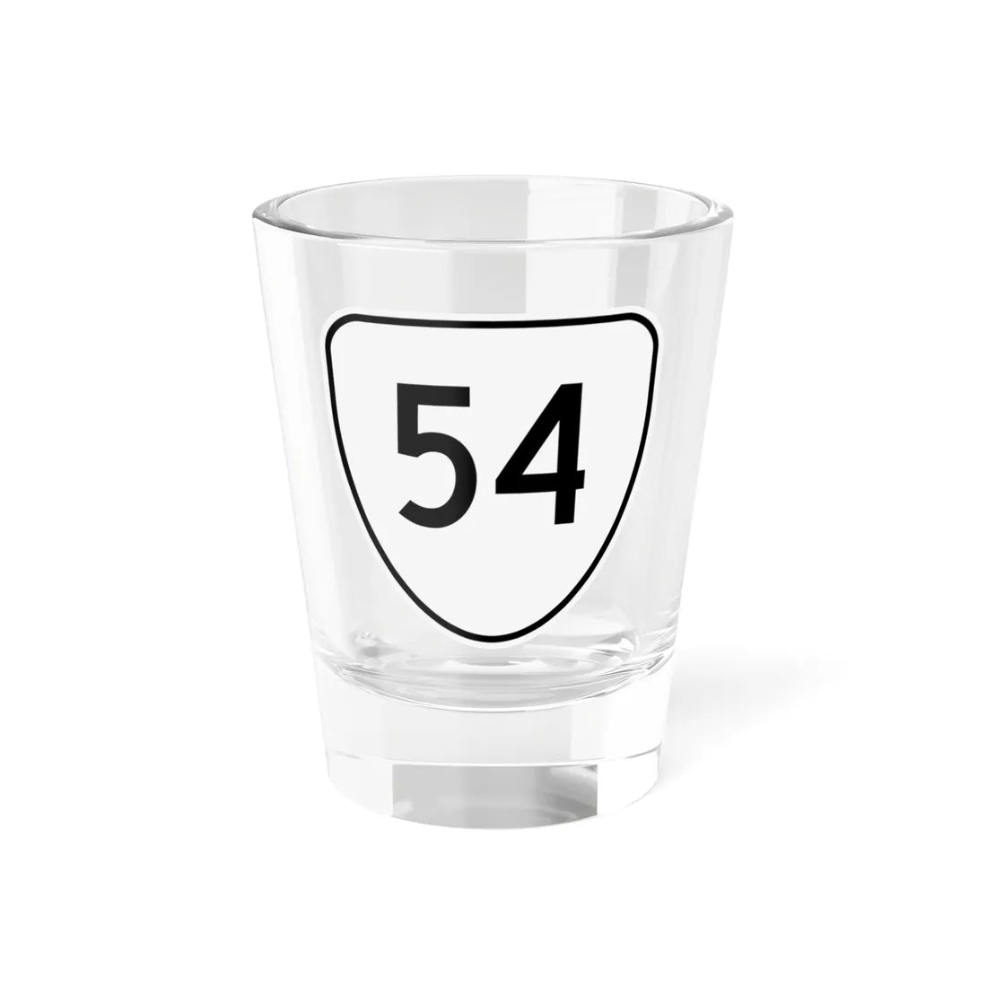 Virginia 54 1956 (Virginia) (Road Sign) Shot Glass 1.5oz 1.5oz - Go Mug Yourself