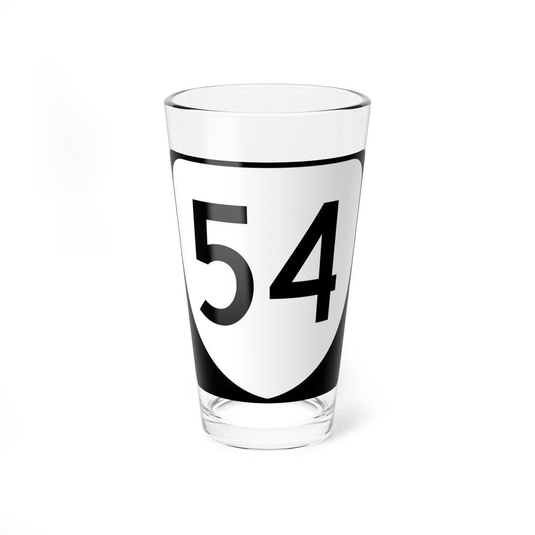 Virginia 54 (Virginia) (Road Sign) Pint Glss 16oz 16oz - Go Mug Yourself