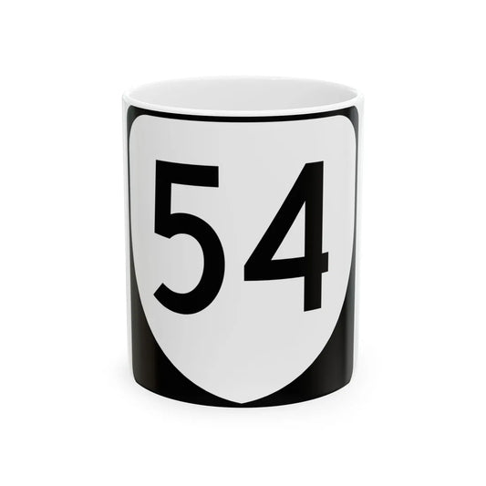 Virginia 54 (Virginia) (Road Sign) White Coffee Mug 11oz - Go Mug Yourself