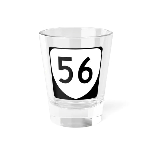 Virginia 56 (Virginia) (Road Sign) Shot Glass 1.5oz 1.5oz - Go Mug Yourself