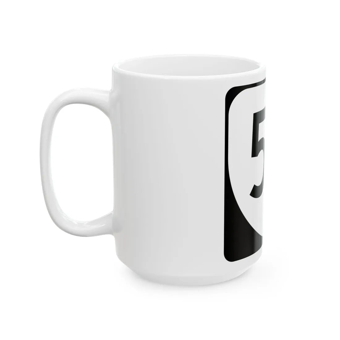 Virginia 57 (Virginia) (Road Sign) White Coffee Mug - Go Mug Yourself