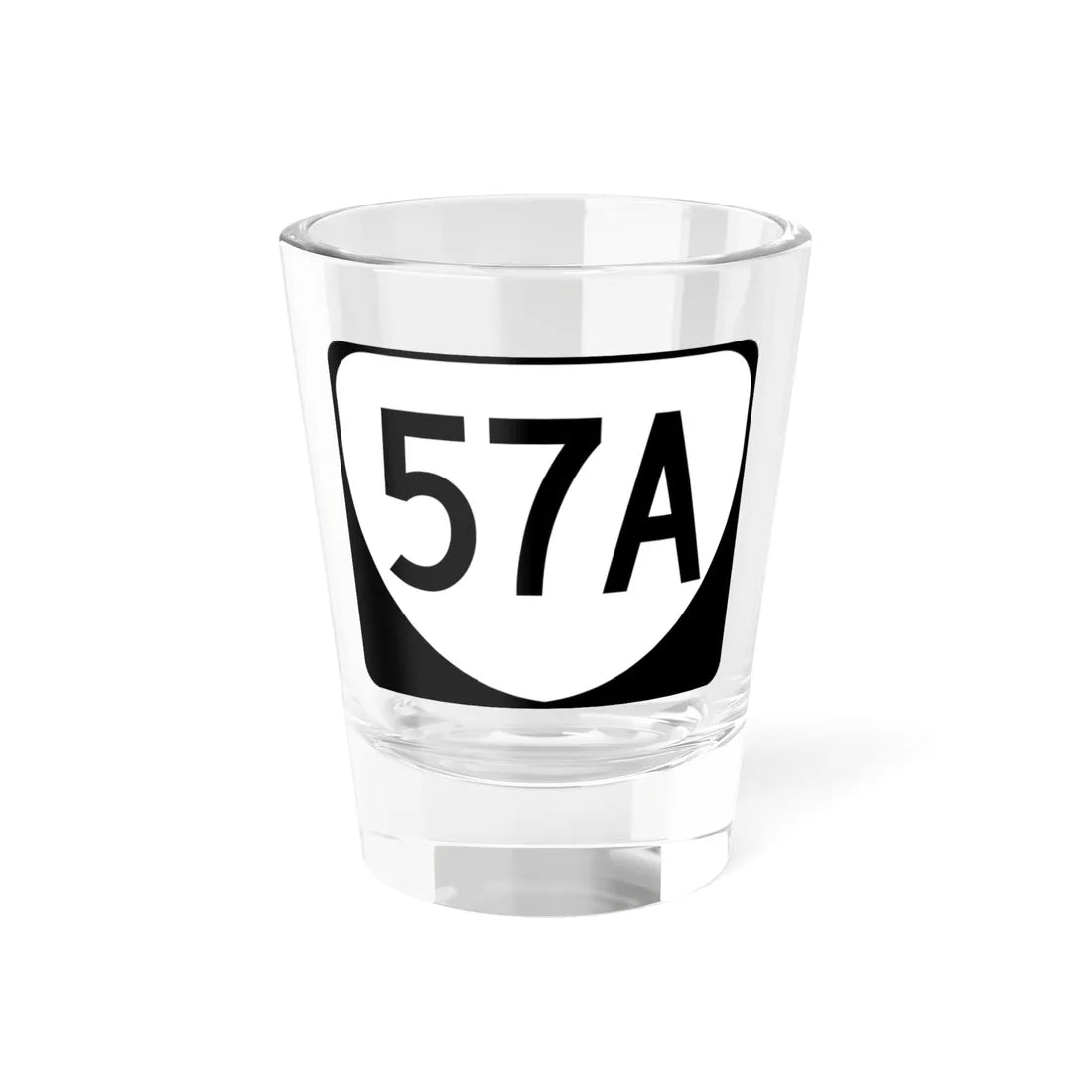 Virginia 57A (Virginia) (Road Sign) Shot Glass 1.5oz 1.5oz - Go Mug Yourself
