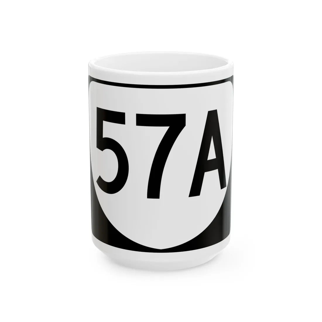 Virginia 57A (Virginia) (Road Sign) White Coffee Mug 15oz - Go Mug Yourself