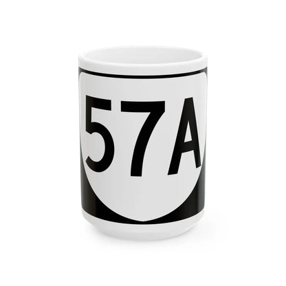 Virginia 57A (Virginia) (Road Sign) White Coffee Mug 15oz - Go Mug Yourself