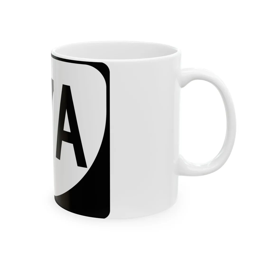 Virginia 57A (Virginia) (Road Sign) White Coffee Mug - Go Mug Yourself